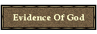 Evidence Of God