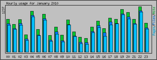 Hourly usage