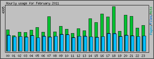 Hourly usage