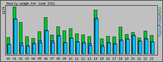 Hourly usage