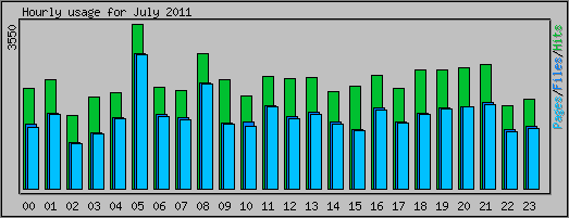 Hourly usage