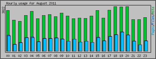 Hourly usage