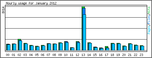 Hourly usage