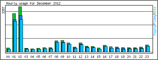 Hourly usage