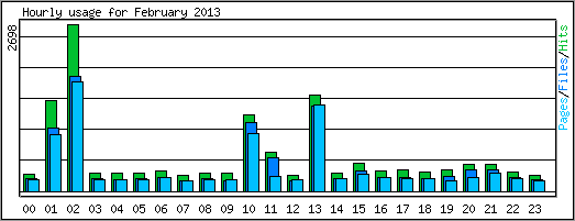 Hourly usage