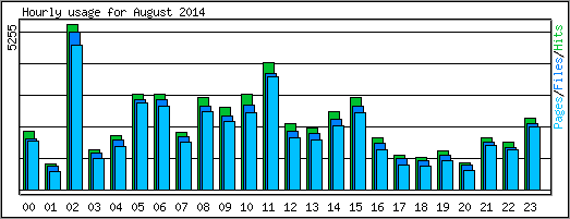 Hourly usage