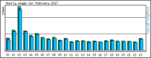 Hourly usage